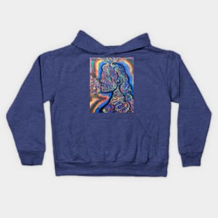 Symphonic Rainbow Silhouette Kids Hoodie